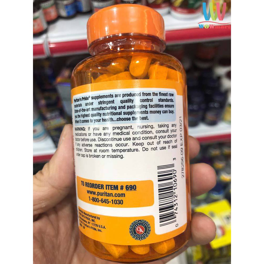 Vitamin C 1000mg Puritan's Pride | BigBuy360 - bigbuy360.vn