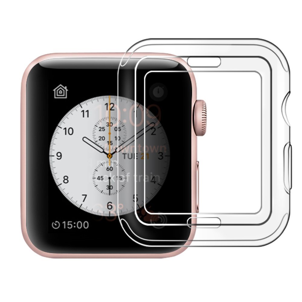 Ốp bảo vệ bằng TPU mềm trong suốt thích hợp cho iwatch 5 4 3 2 1 38mm 42mm 40mm 44mm