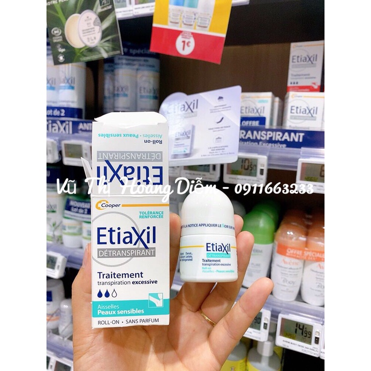 Lăn Khử Mùi Ngăn Mồ Hôi Hiệu Quả Etiaxil  -Chính Hãng