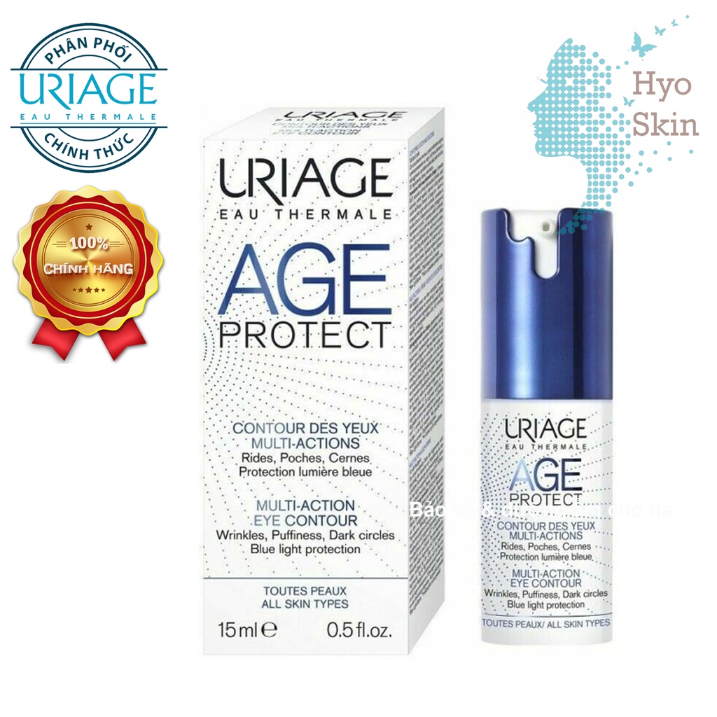 Kem Chăm Sóc Và Ngăn Ngừa Lão Hoá Da Vùng Mắt URIAGE AGE PROTECT CONTOUR DES YEUX MULTI-ACTION 15ml