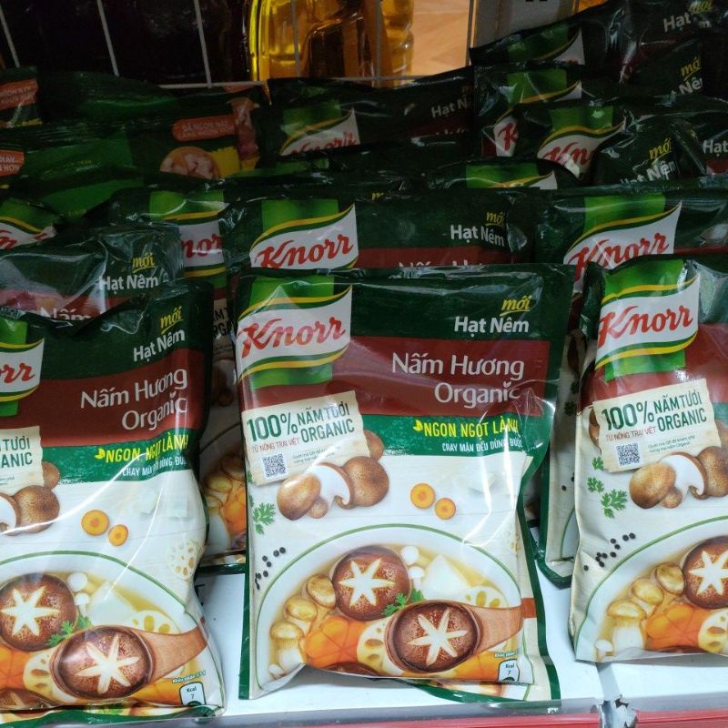 Combo 2 Gói Hạt Nêm Knorr Nấm Hương Organic 380g