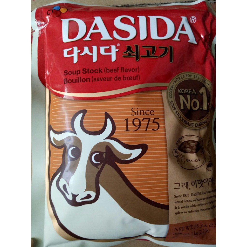 Hạt Nêm Bò Hàn Quốc Dasida 1kg