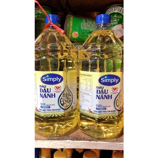 Dầu ăn Simply, dầu đậu nành 2 lít