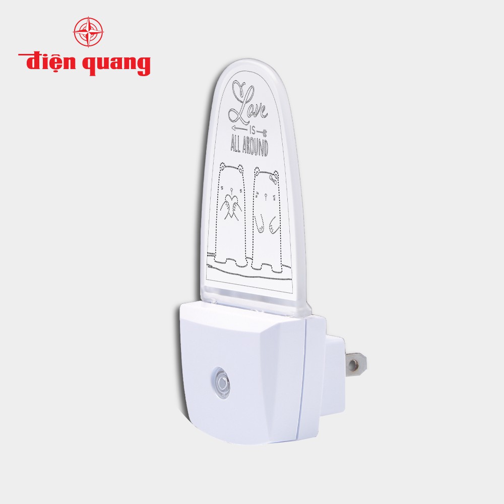 Đèn ngủ cảm biến LED Điện Quang ĐQ LNL10 (Cảm biến quang, ánh sáng trắng)