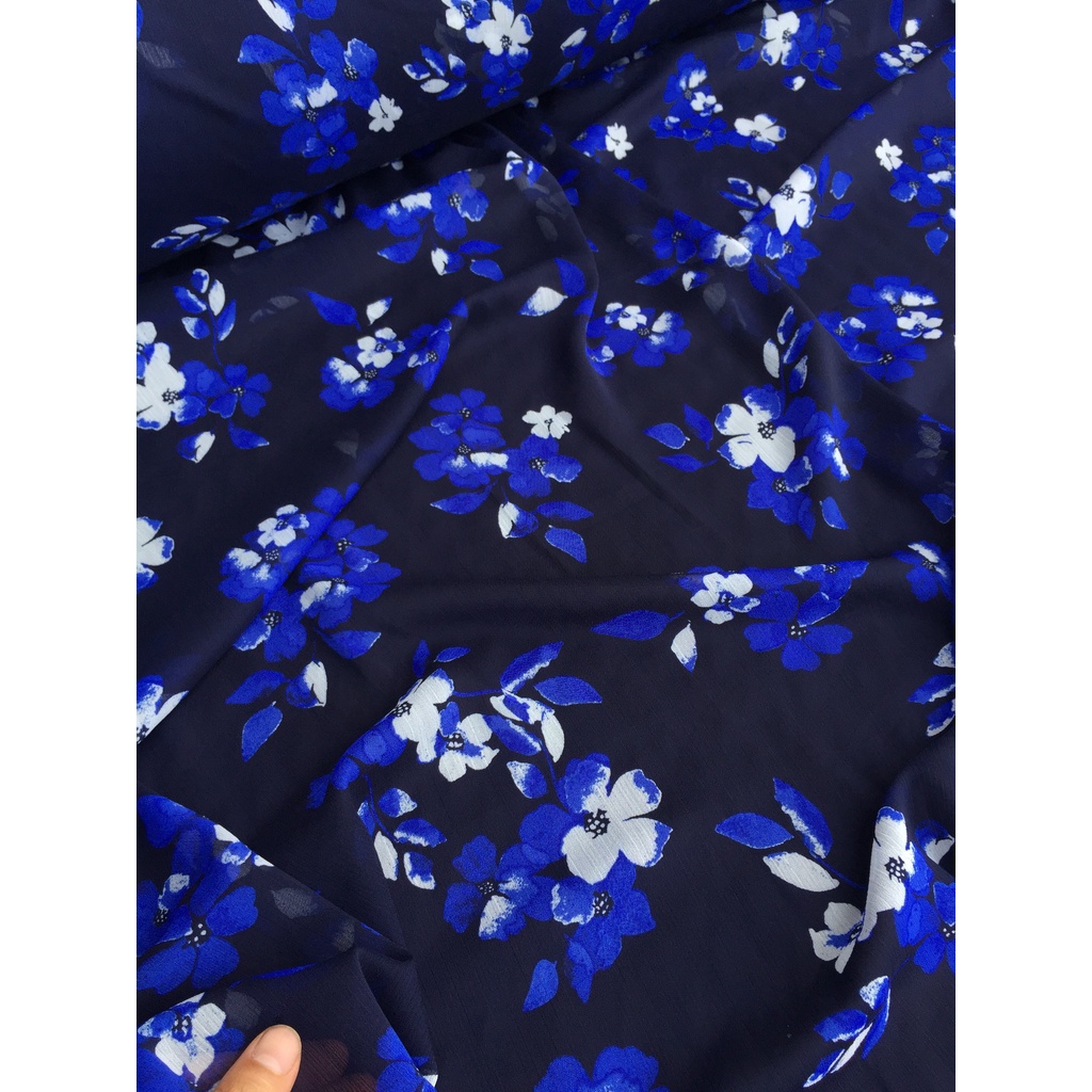 Voan chiffon gân 0605