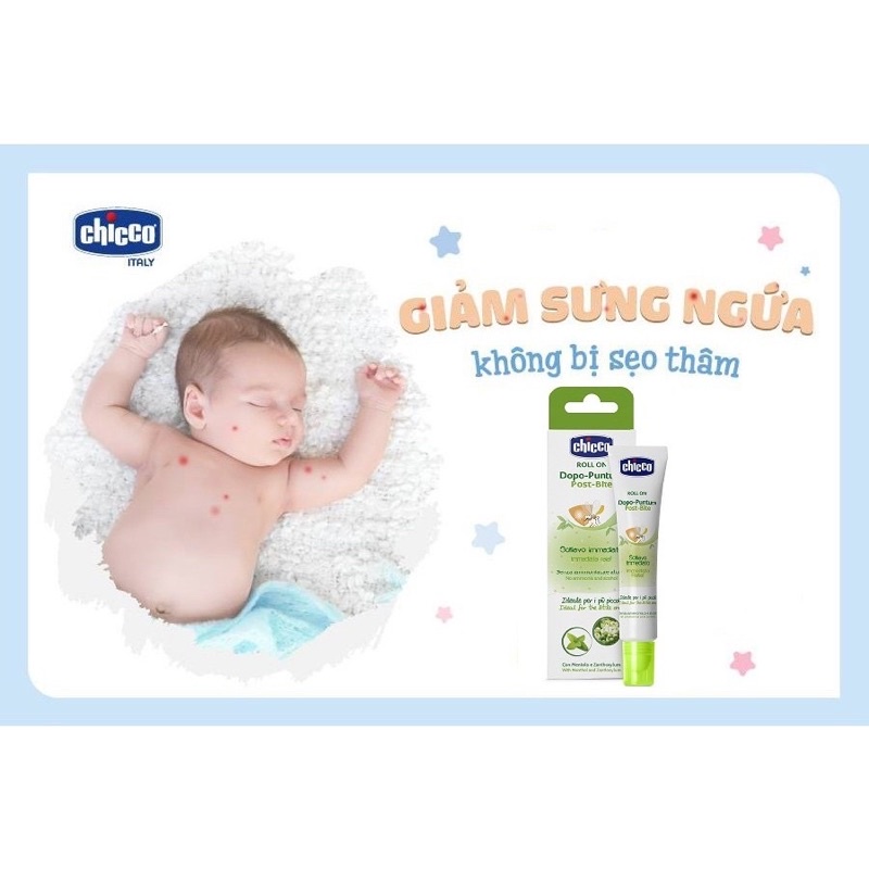 LĂN BÔI VẾT MUỖI VÀ CÔN TRÙNG CẮN CHICCO