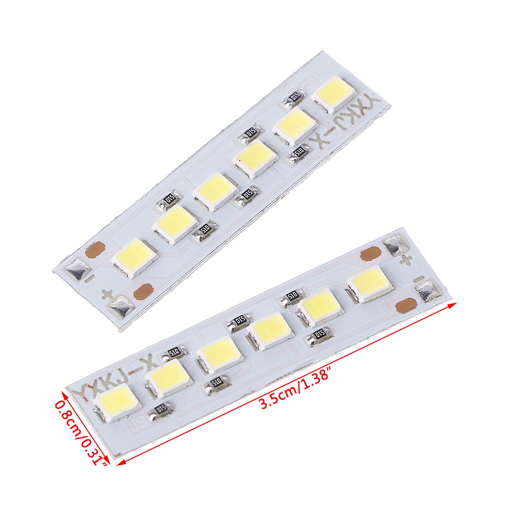 Set 5 Đèn LED DC 3.7V-5V Sạc USB 18650