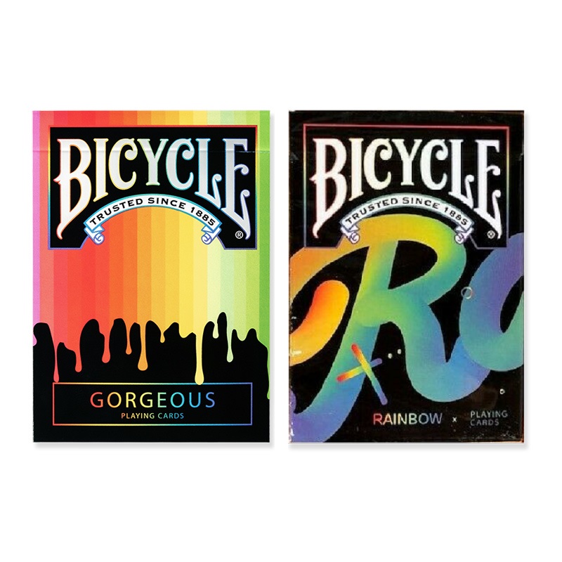 Bộ Bài Bicycle Gorgeous Rainbow Playing Cards, Bộ Bài Cầu Vồng,Thẻ Sưu Tập USPCC, Trò Chơi Thẻ Ma Thuật, Đạo Cụ Ảo Thuật Cho Nhà Ảo Thuật