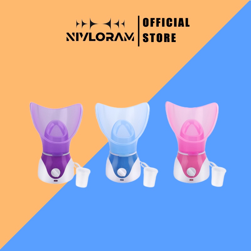 Máy xông hơi mặt mini Beauty, làm sạch sâu lỗ chân lông, 2 cơ chế phun giúp cải thiện tình trạng da và hô hấp