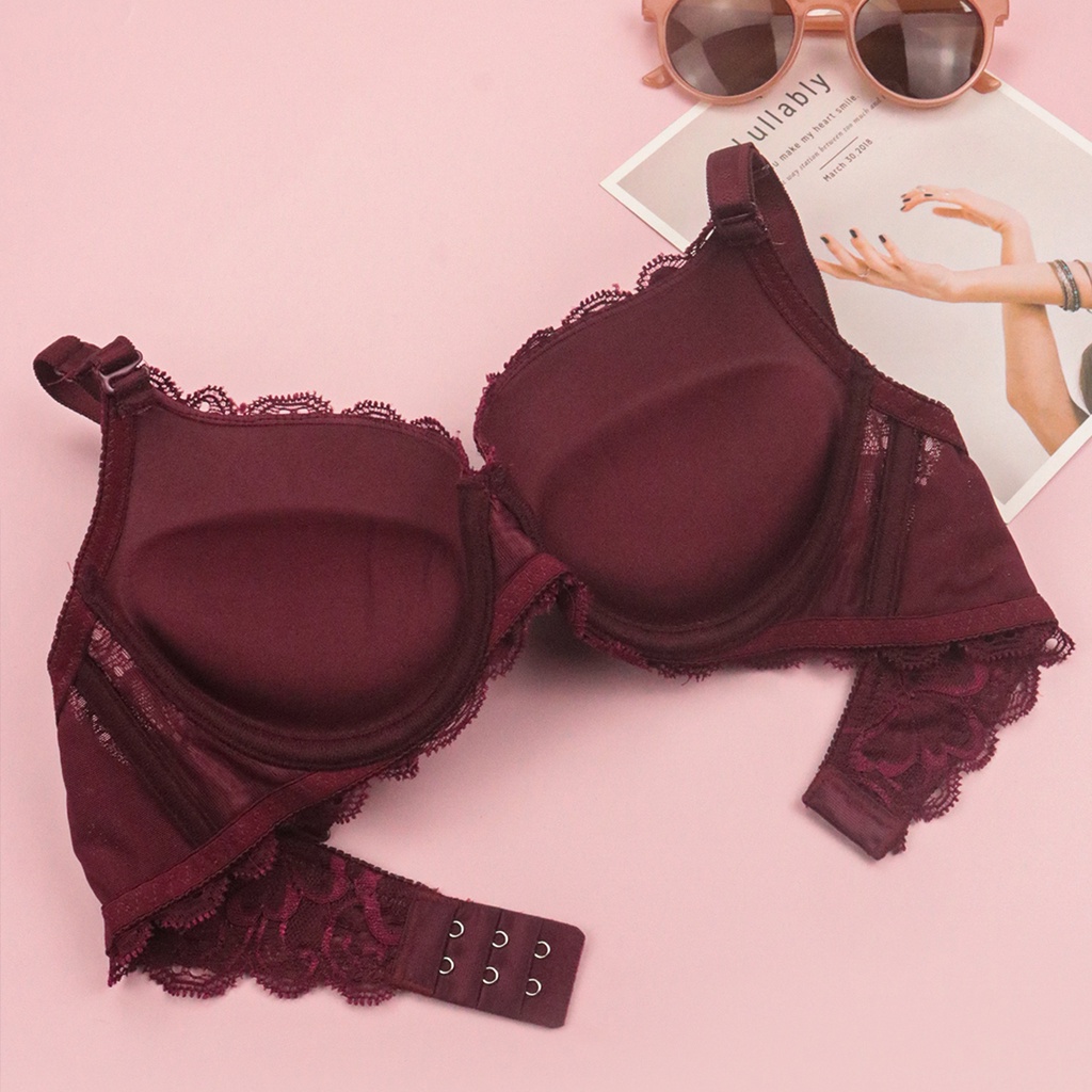 Áo Lót nữ Cao Cấp Luperi SP832 Có Gọng Mút Mềm Quả Lên Siêu Đẩy Nâng Ngực Hiệu Quả Phối Ren Tinh Tế