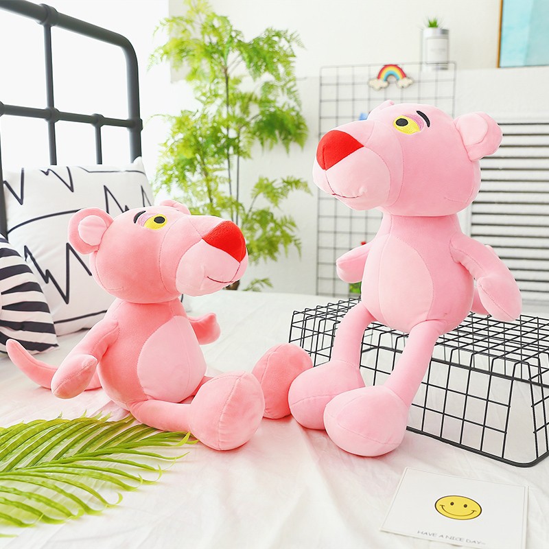 Gấu Bông Báo Hồng 2 Size Chất Nhung Mềm Mịn Đồ Chơi Thú Nhồi Cao Cấp