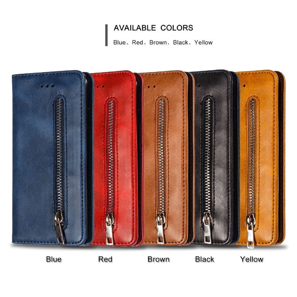 Ốp lưng da PU kèm ví nắp gập dành cho điện thoại iPhone 7 8 Plus X XS | BigBuy360 - bigbuy360.vn