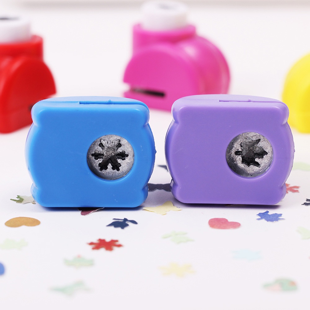 Dụng cụ bấm lỗ giấy mini tiện dụng cho học sinh DIY