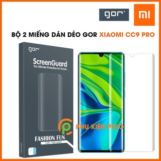 Dán màn hình Mi CC9 Pro full viền dẻo trong suốt chính hãng Gor bộ 2 chiếc - Dán dẻo Xiaomi Mi CC9 Pro