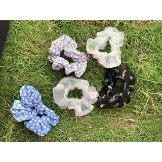 Cột tóc vải scrunchies - dây buộc tóc scrunchies