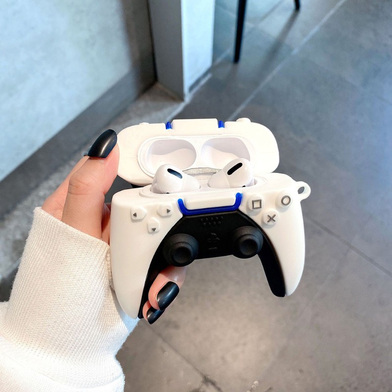 3D CASE Vỏ Bảo Vệ Hộp Sạc Tay Cầm Chơi Game 3d Cho Ps5 / Airpods 1 / 2 Pro