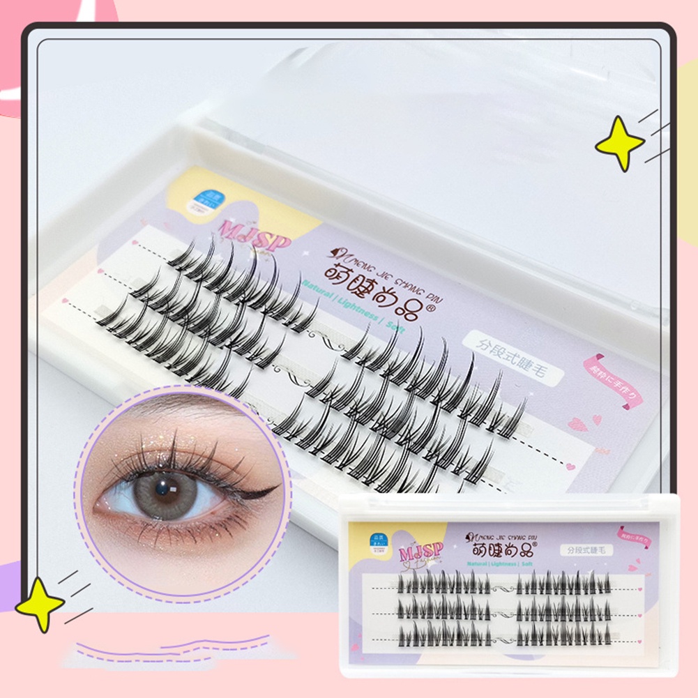 Lông mi giả chùm tóc tiên Barbie B tự nối độ dài 8-12mm No.3 mềm nhẹ YR