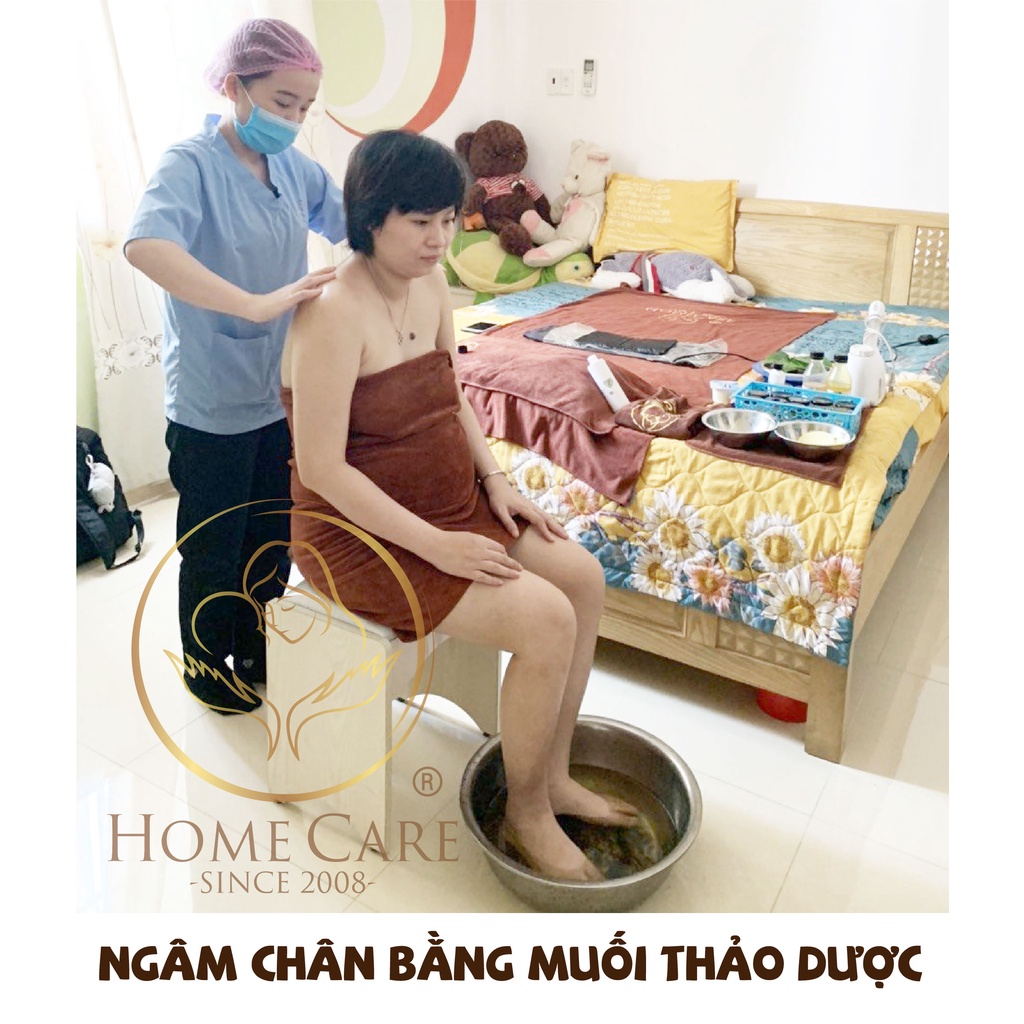 Muối thảo dược ngâm chân cho mẹ bầu Home Care 650g