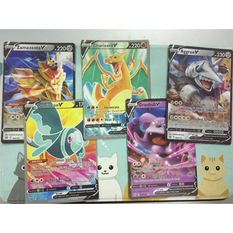 01 thẻ bài Pokemon Brilliant Stars V
