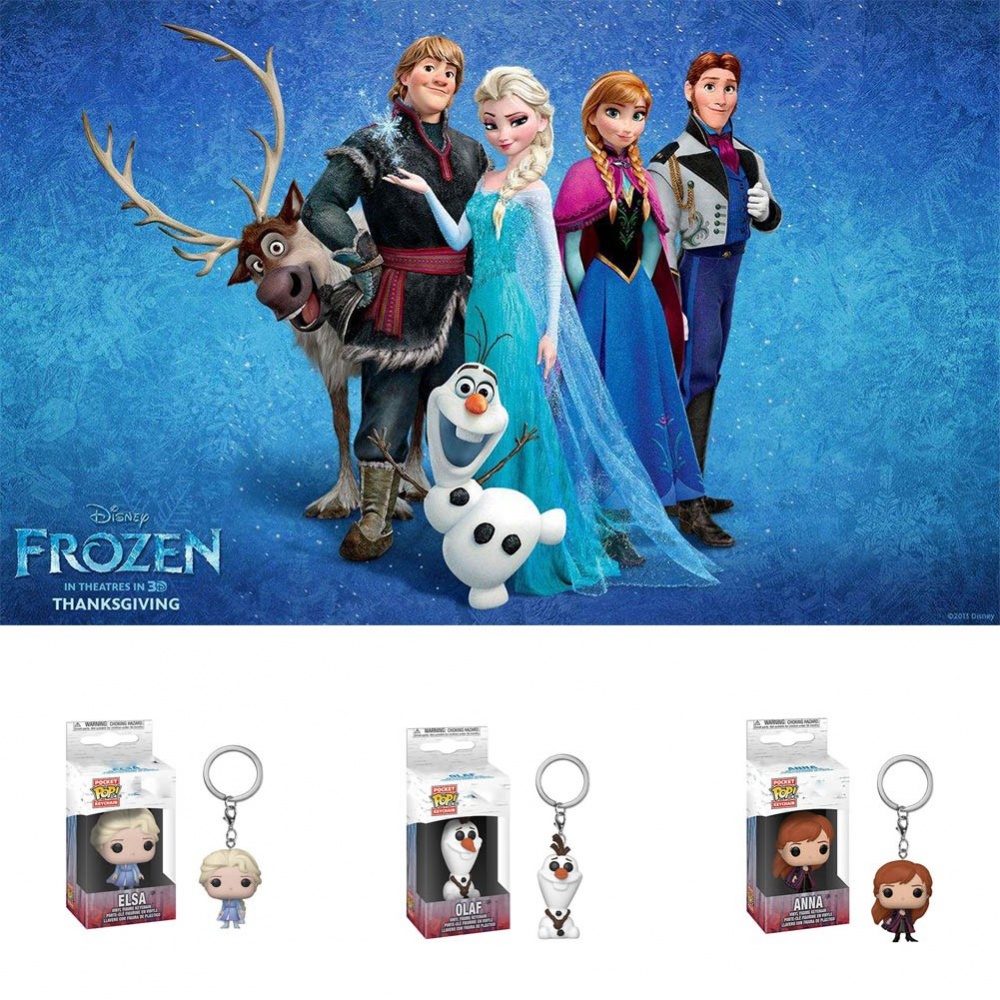 Móc khóa Funko Pop Frozen2 Elsa Olaf Anna