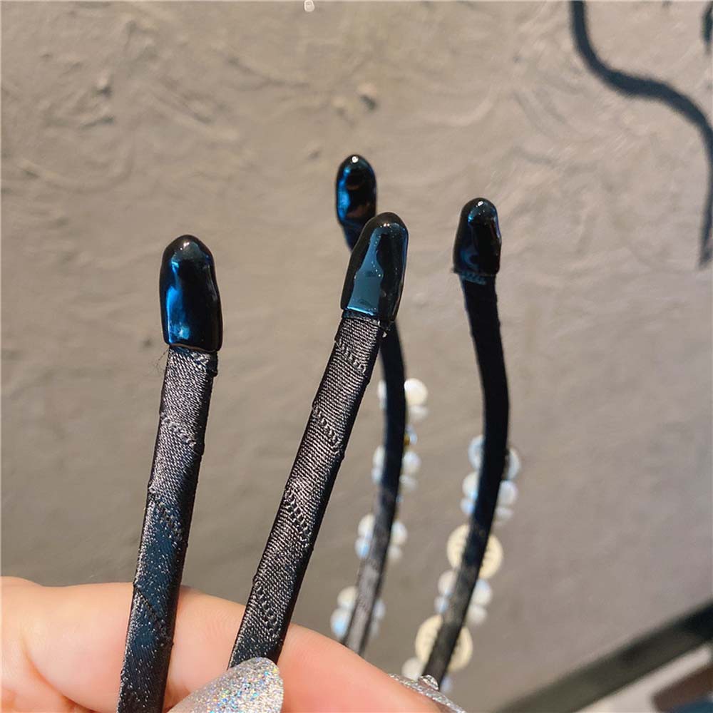 Băng Đô Cài Tóc Đính Hoa Và Ngọc Trai Giả Thời Trang Cho Nữ