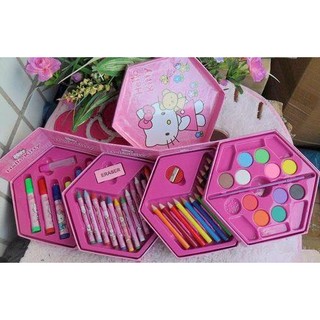 Bộ Hộp màu 4 tầng 