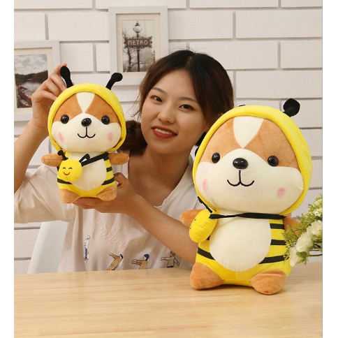 【DOLL-HOOD】Gấu bông chó Shiba cosplay xinh xắn, mềm mại