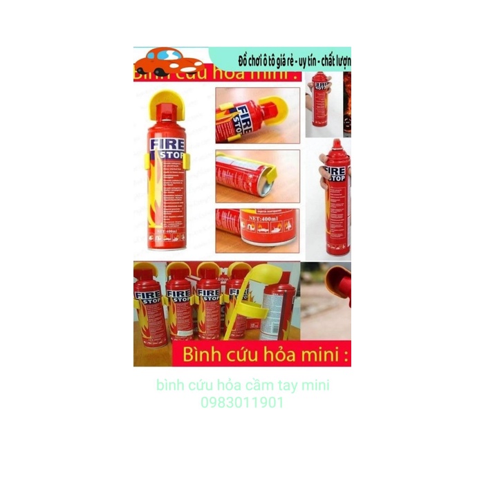 Bình cứu hỏa mini frestop 500ml, 1000ml dạng xịt bọt. Dập tắt mọi đám cháy