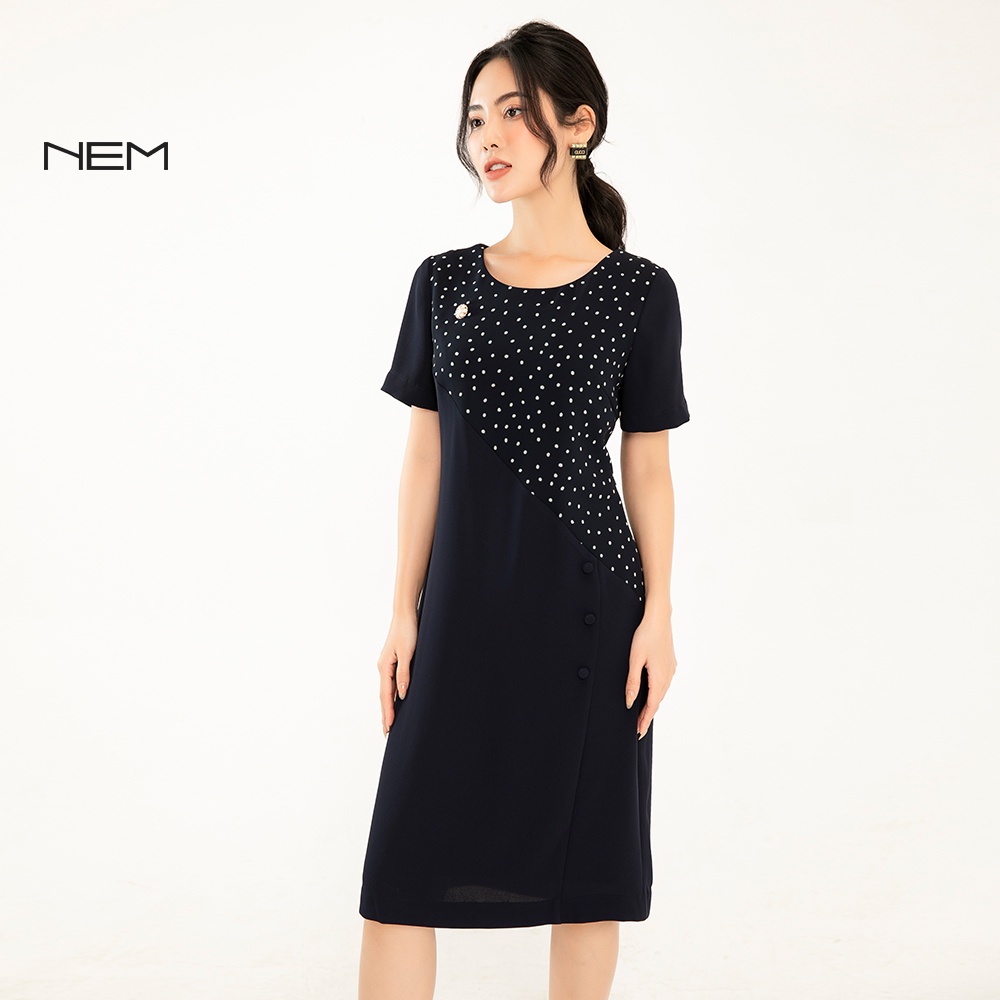 Đầm nữ thiết kế trang nhã lịch sự NEM Fashion 40142 giá tốt