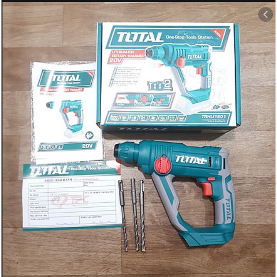 Máy khoan bê tông dùng pin Lithium 20V TOTAL TRHLI1601