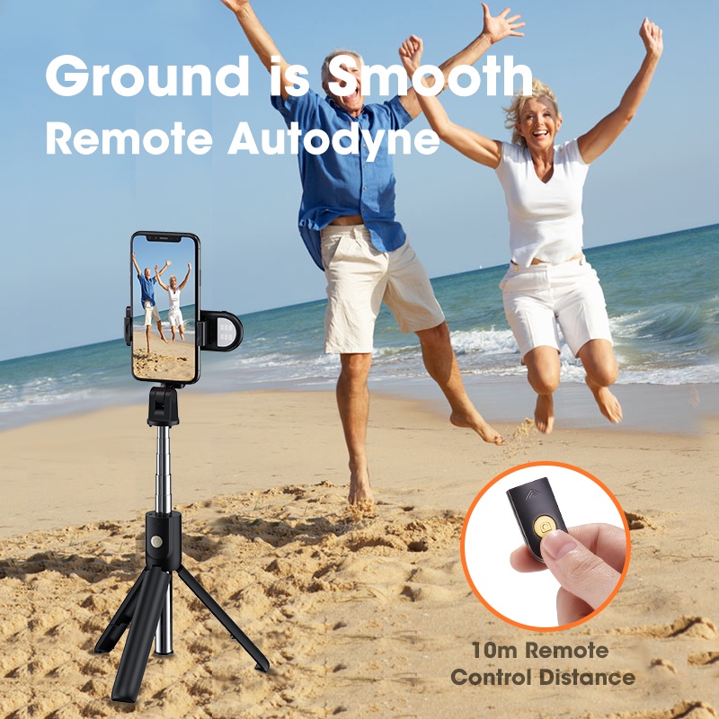SHIP NHANH Gậy chụp ảnh tự sướng Bluetooth mini với giá ba chân gương, Gậy chụp ảnh tự sướng không dây Monopod