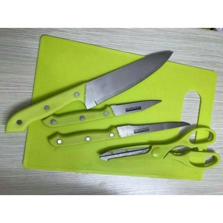 Bộ dao kèm thớt 5 món