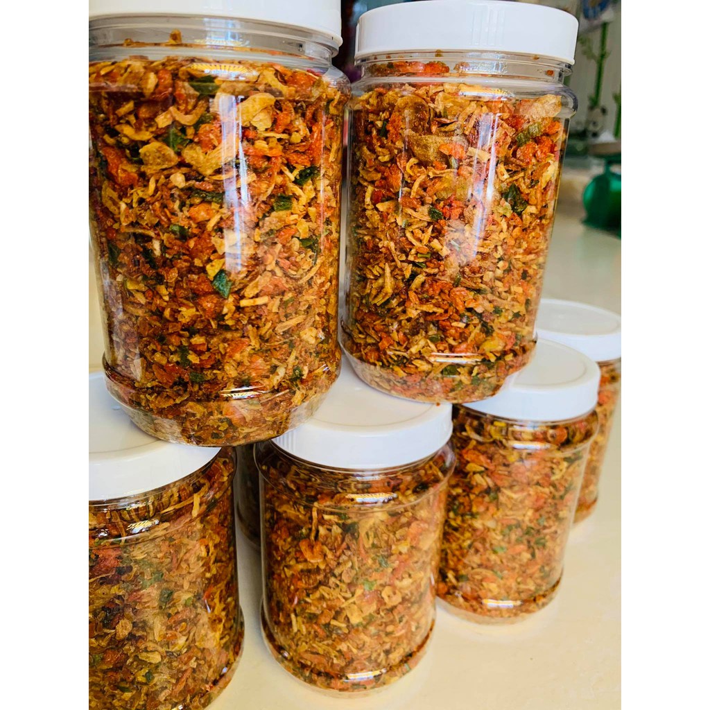 500G Muối Tép Hành Phi Tây Ninh Làm Bánh Tráng Trộn