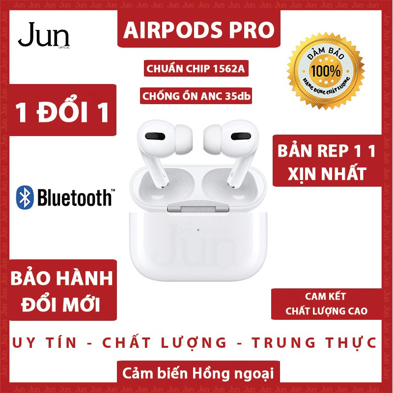 [FREESHIP] ⚡ AIRPODS PRO chống ồn ANC 35db - Bản Cao Cấp - Bảo Hành 6 Tháng - Chip chuẩn Louda 1562A