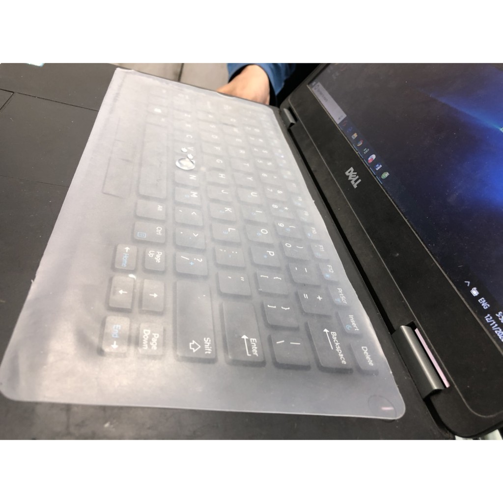 Miếng phủ bàn phím silicon 13 14 15.6 17 inch (chắn bụi, chống nước cho laptop)
