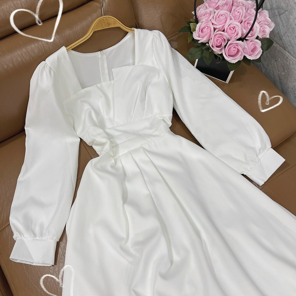 Đầm dự tiệc/ Đầm maxi trắng cúp ngực, đầm dự tiệc xinh cho nàng lên dáng🎀 | BigBuy360 - bigbuy360.vn