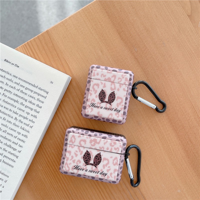 Vỏ bảo vệ hộp sạc tai nghe iPhone AirPods Pro AirPods 1 AirPods 2 màu hồng dễ thương | BigBuy360 - bigbuy360.vn