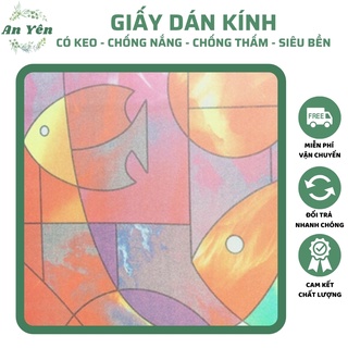 GIẤY DÁN KÍNH CÁ NÂU KHỔ 90, DECAL DÁN KÍNH MỜ CHỐNG NẮNG CHỐNG NƯỚC