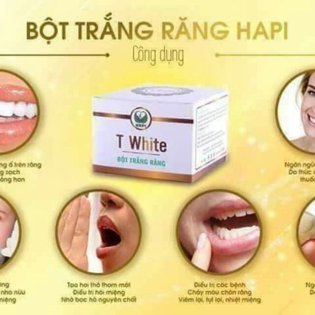 Bột trắng răng T White