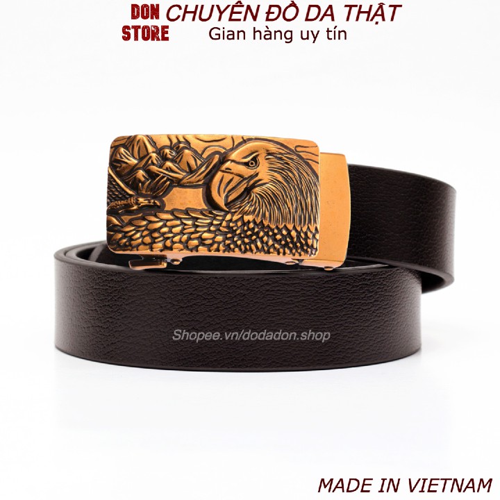 [HOT] Thắt Lưng Nam Phong Cách Đại Bàng Khóa Tỳ Chống Trượt Chất Liệu Da Bò Thật 100% (BH 12 THÁNG)