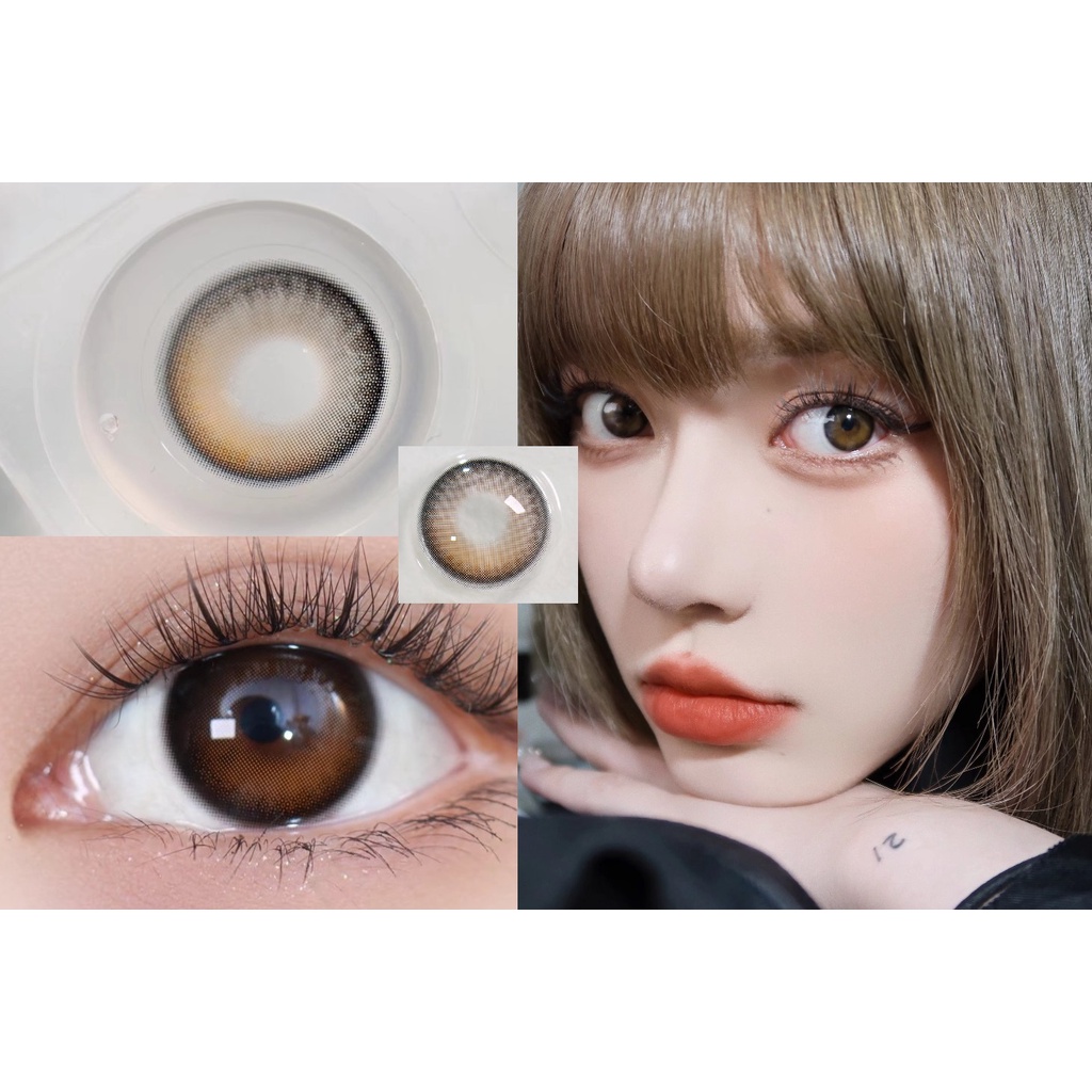 HYWLAI, FINNARTCON Thương hiệu, Kích thước lớn, 14,50mm, (Lớp 0-8), Kính áp tròng sử dụng hàng năm (màu đen)