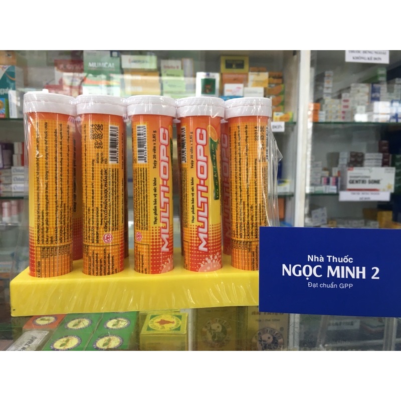 ✅  Multi-OPC viên sủi bọt hương cam bổ sung vitamin c tăng cường sức đề kháng.