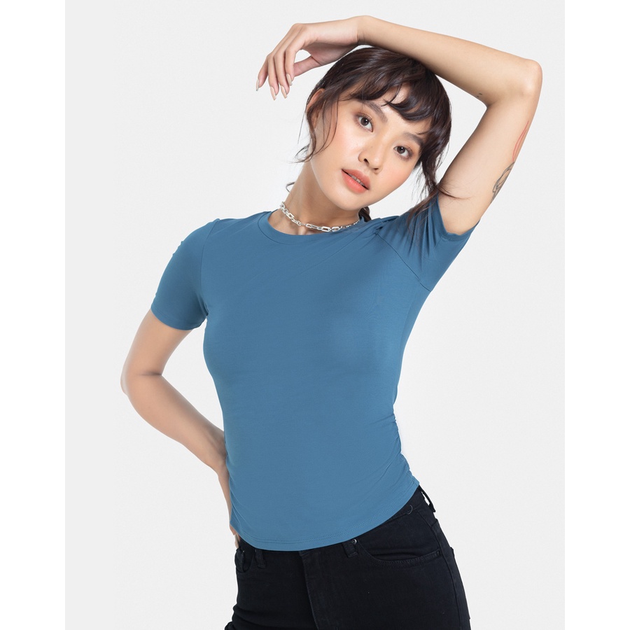Áo Thun Nữ Thời Trang JUNO Form Ôm Ngắn Tay JNATH016