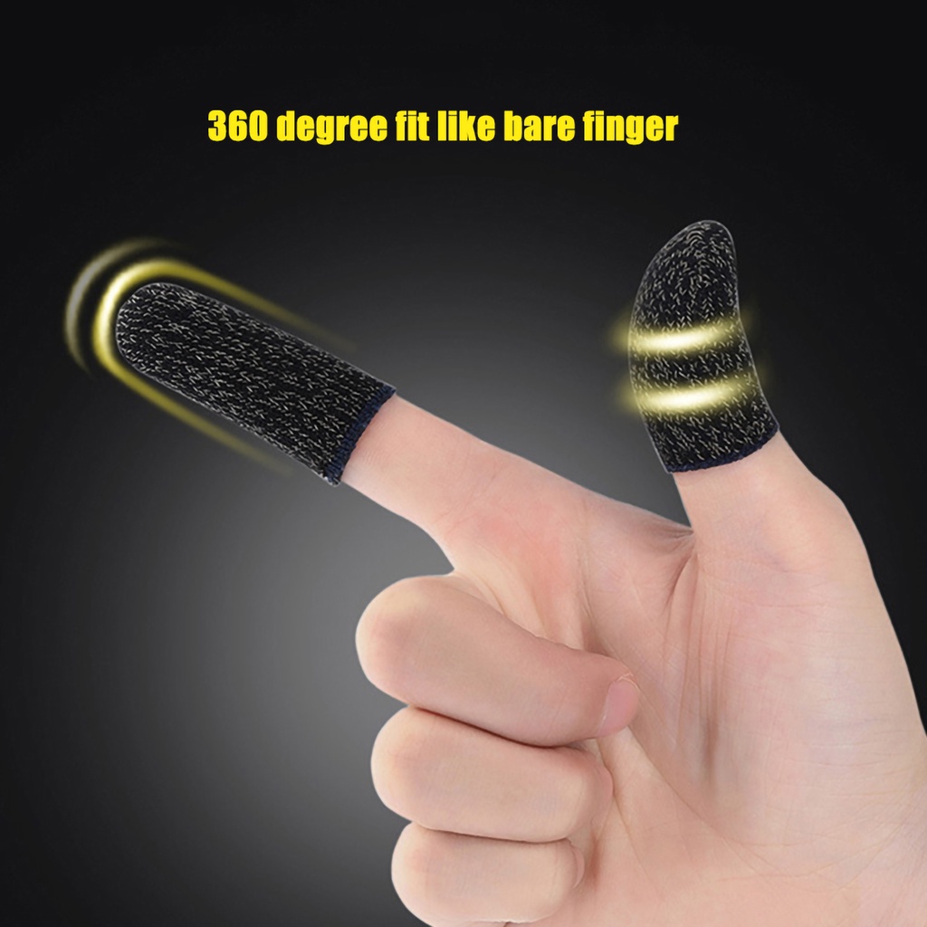 Vỏ bọc ngón tay chơi game màu sắc cầu vồng