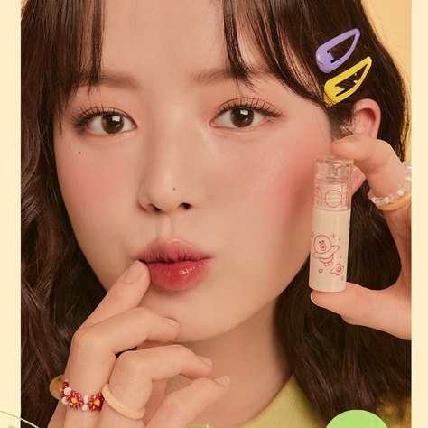 [Rom&amp;nd] Son Tint siêu lì Hàn Quốc Romand Line Line Friends Juicy Lasting Tint Mini 2g