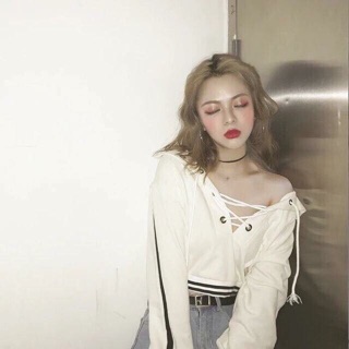Áo croptop đan dây