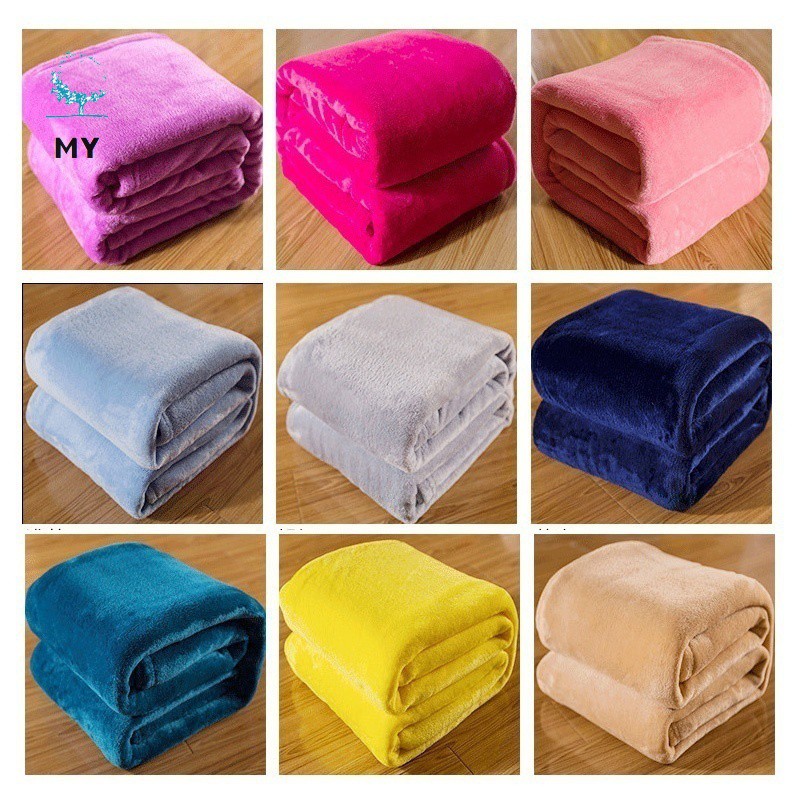 Chăn mềm 50*70cm bằng nỉ mỏng đầy đặn ấm áp