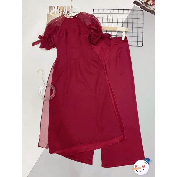 ÁO DÀI CÁCH TÂN TAY NƠ