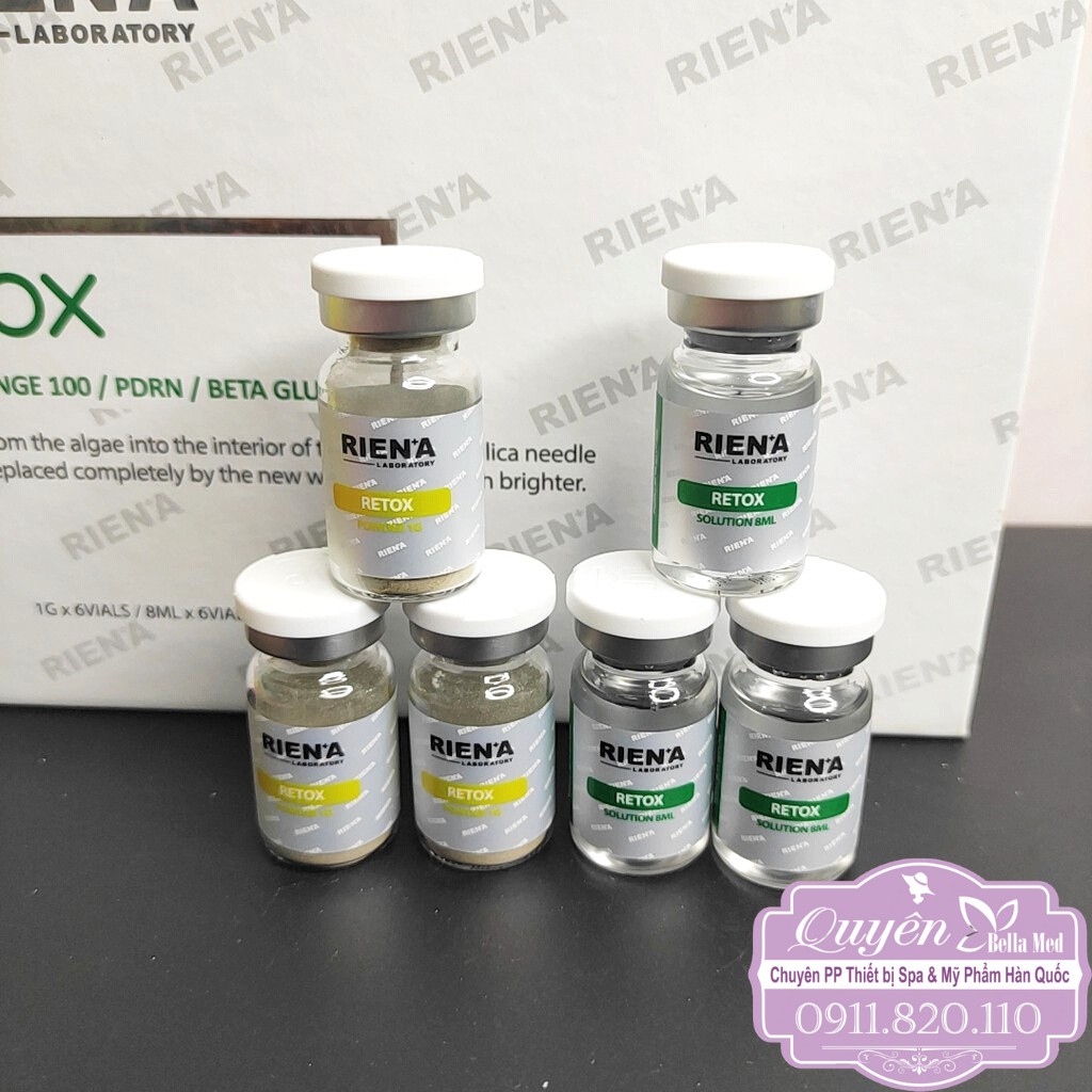 Vi kim tảo biển retox - thay da sinh học hỗ trợ mụn, nám thâm mụn - Tách lẻ 1 cặp không hộp