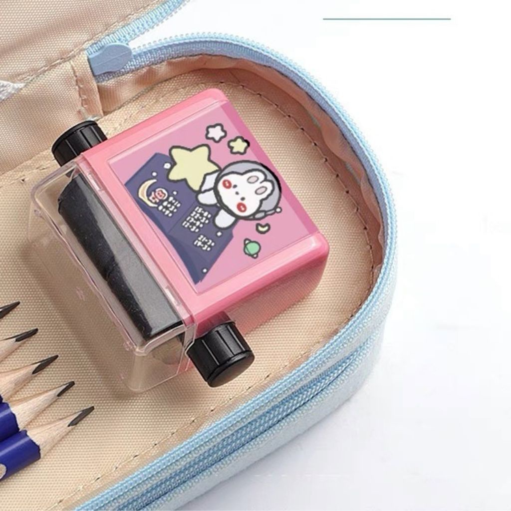 Máy in phép tính cho bé con lăn phép tính tự động cộng trừ giúp các bé phát triển tư duy toán học tặng kèm lọ mực